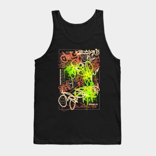 Neon Graffiti / Modern art Tank Top